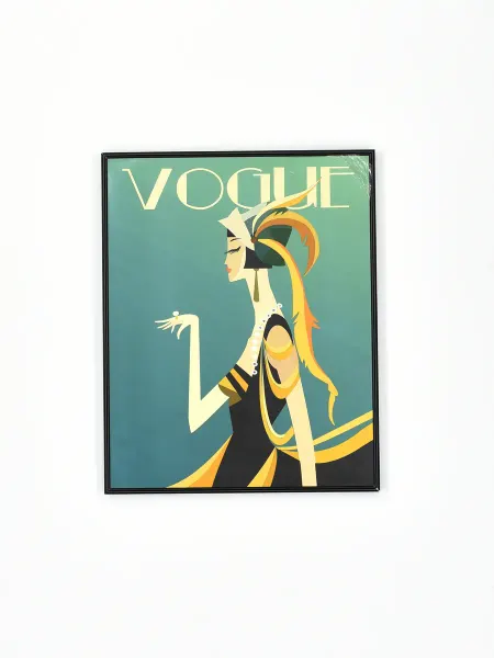1000 Каталог Постер в раме "Обложка Vogue Art-Deco"