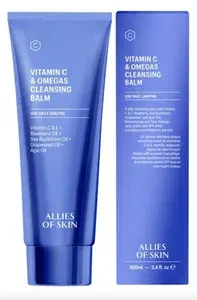 ALLIES OF SKIN Гидрофильный бальзам с комплексом витаминов Vitamin C & Omegas Cleansing Balm 100ml