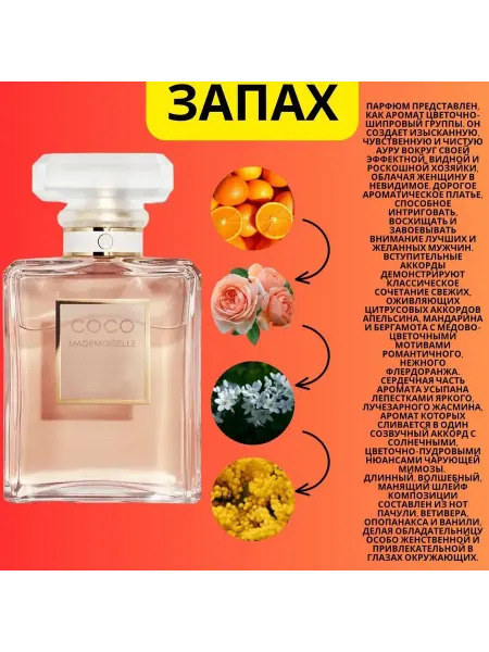 Духи женские Парфюм Coco 100ml Коко Мадмуазель 100мл