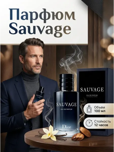 Dior Sauvage EDP 100ml Элитная мужская парфюмерия