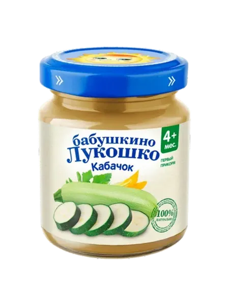 Бабушкино Лукошко Пюре кабачок 100г