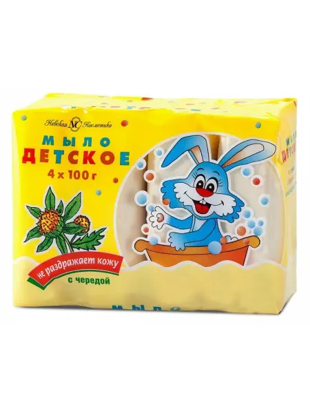 Невская Косметика Туалетное мыло Детское с чередой, 100г