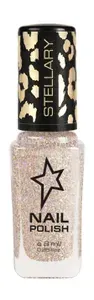 STELLARY Лак для ногтей Nail Polish, 8 мл, 101 Светло-бежевый с блестками