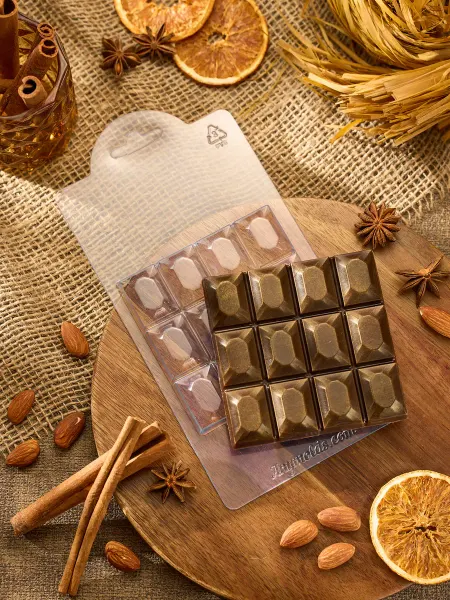 AnyMolds Пластиковая форма для мыла и шоколада Багет 10см*10см