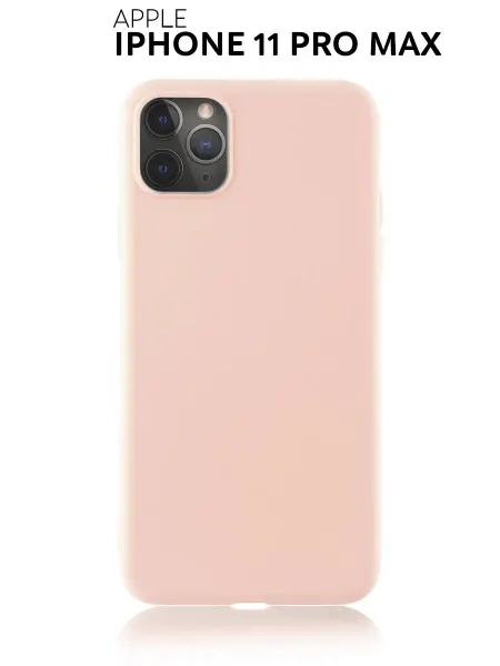 Rosco Тонкий чехол на iPhone 11 Pro Max розовый