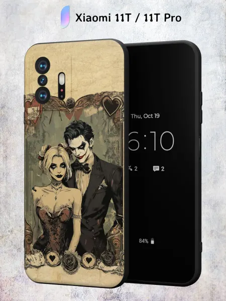 Secret.Case.Store Чехол на Xiaomi Mi 11t и 11t Pro с принтом Джокер и Харли
