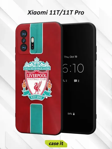 Case it Чехол на Xiaomi Mi 11t и 11t Pro с принтом Ливерпуль