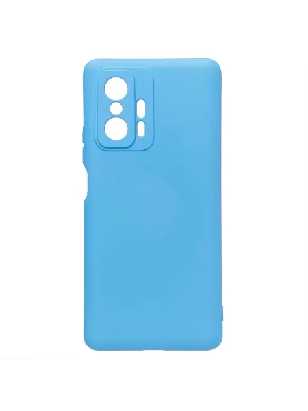 Promise mobile Чехол Xiaomi 11T, 11T Pro силиконовый Soft Touch голубой