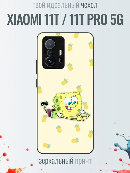 TrendyCase67 Чехол на Xiaomi 11T принт губка боб