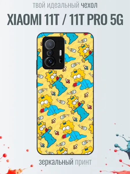 TrendyCase67 Чехол на Xiaomi 11T принт симпсоны
