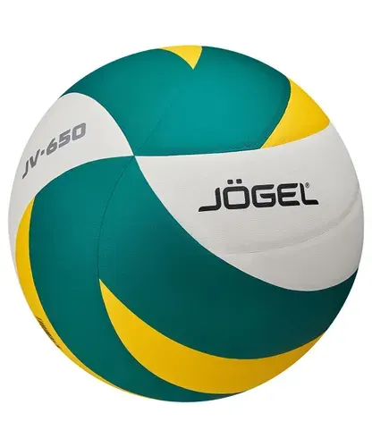 Мяч волейбольный Jogel JV-650, Линейка PRO TRAINING, Синтетическая кожа с применением технологии Soft Touch, 12 панелей, 2 подкладочных слоя, для тренировок команд среднего и высокого уровня