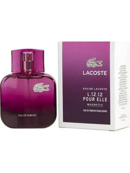 Парфюмерный рай Духи женские LACOSTE L.12.12 POUR ELLE MAGNETIC 90мл