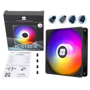Вентилятор для корпуса компьютера Thermalright TL-C12C-S Черный 120 мм с ARGB подсветкой