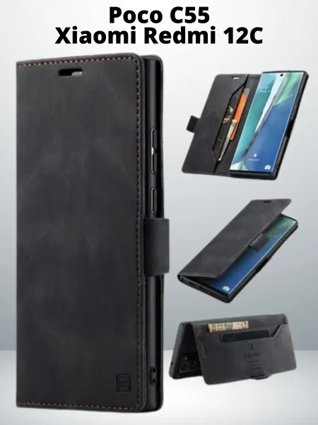 AksPhone Чехол на Xiaomi Redmi 12C книжка Poco C55