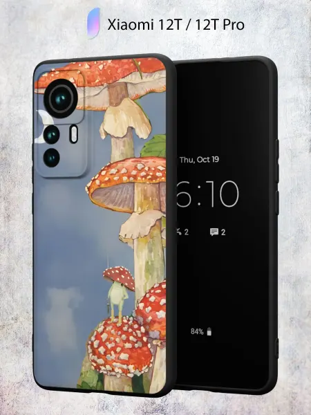 Secret.Case.Store Чехол на Xiaomi 12T 12T Pro с принтом Грибы