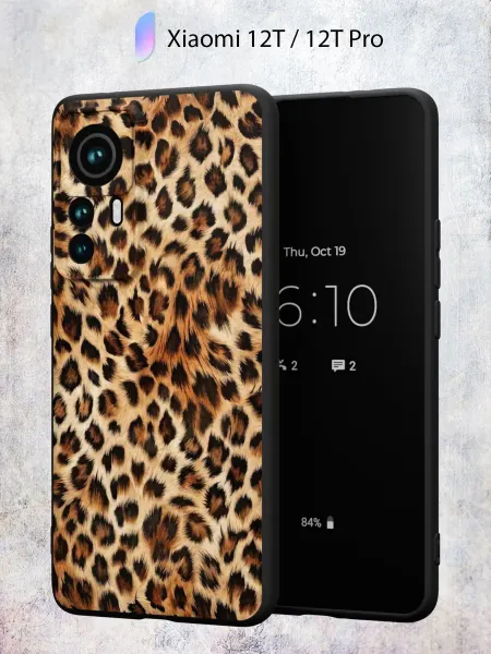 Secret.Case.Store Чехол на Xiaomi 12T 12T Pro с принтом Леопард