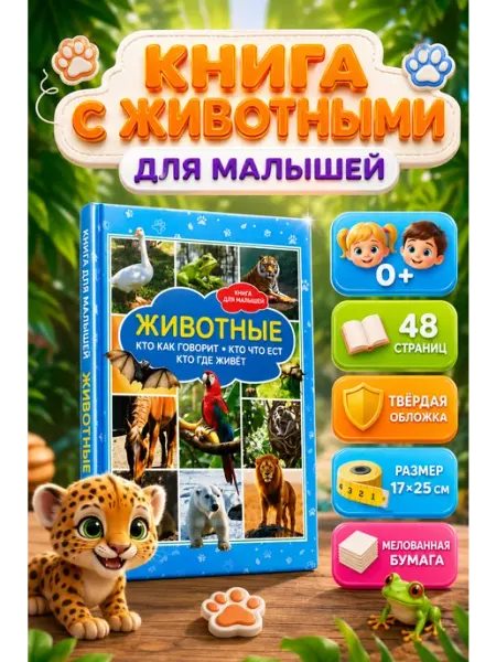 Владис Животные. Кто как говорит? Кто что ест? Кто где живёт?