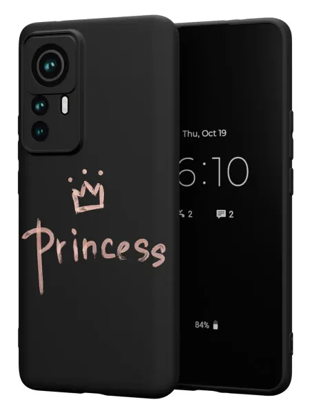 FACTORIA Чехол на Xiaomi 12T 12T Pro с принтом Надпись Princess