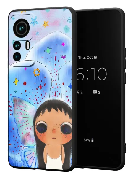 FACTORIA Чехол на Xiaomi 12T 12T Pro с принтом Ангел Y2K