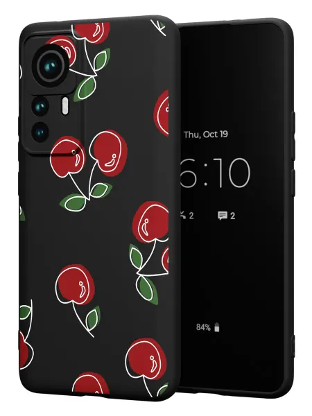 FACTORIA Чехол на Xiaomi 12T 12T Pro с принтом Вишенки