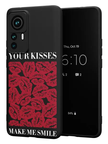 FACTORIA Чехол на Xiaomi 12T 12T Pro с принтом Поцелуи