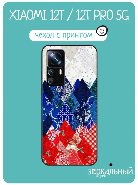 INCoverCase Чехол на Xiaomi 12T принт флаг России