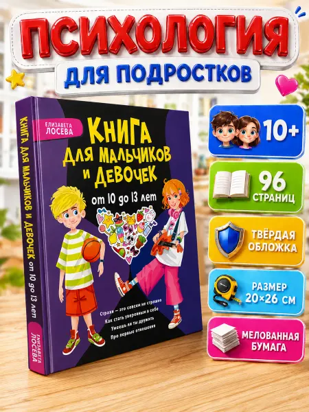 Владис Книга для подростков 10-13 лет дружба, отношения. страхи