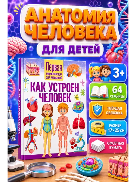 Владис Как устроен человек. Первая энциклопедия для малышей