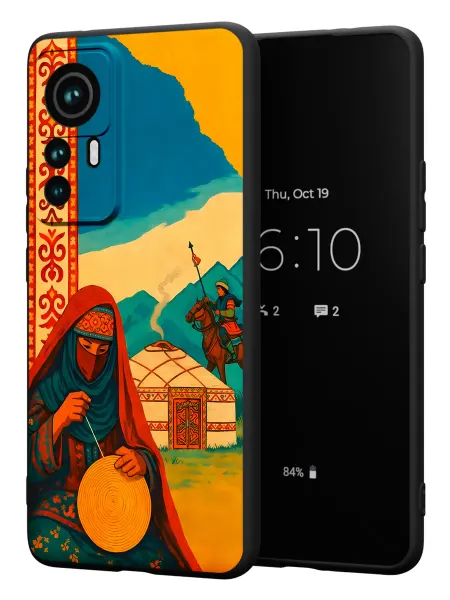 PBl store Чехол на Xiaomi 12T 12T Pro с принтом Казашка