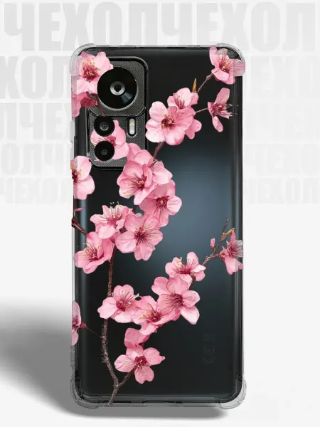 TUDOR. Чехол на Xiaomi 12T 12T Pro сакура