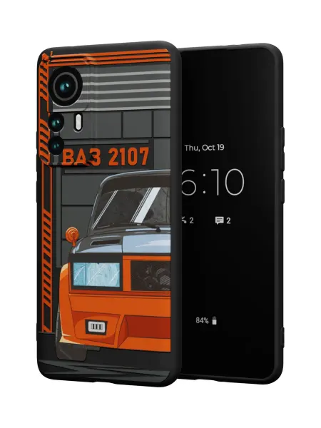 Ясномаркет Чехол на Xiaomi 12T 12T Pro с принтом ВАЗ-2107