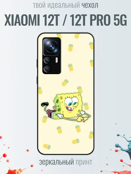 TrendyCase67 Чехол на Xiaomi 12T принт губка боб
