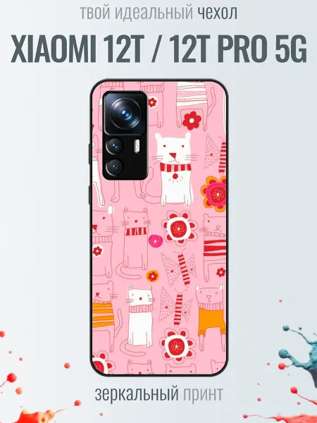 TrendyCase67 Чехол на Xiaomi 12T принт котики