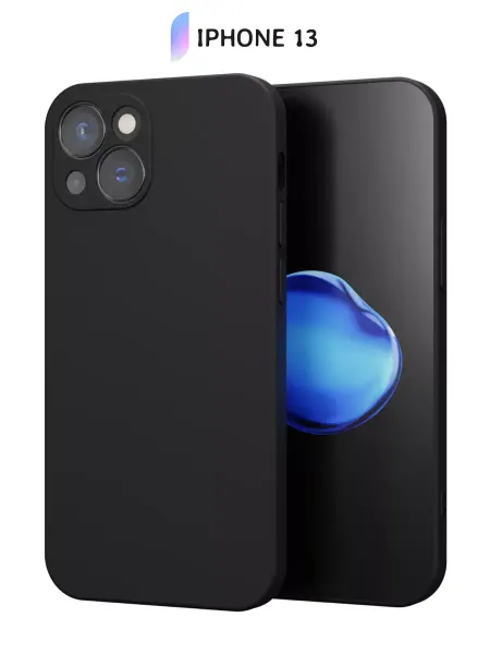 Secret.Case.Store Чехол на iPhone 13 черный однотонный