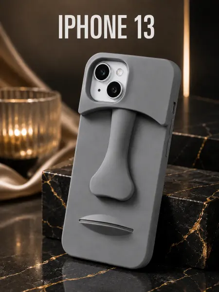 Kitniss Чехол на iphone 13 силиконовый объемный