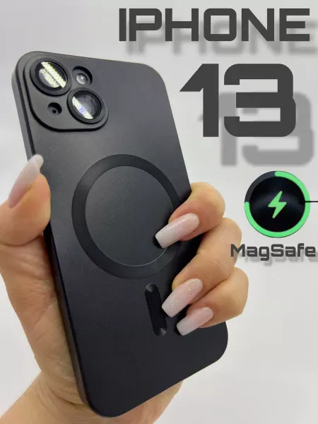 LOVRENT Чехол на iPhone 13 силиконовый magsafe