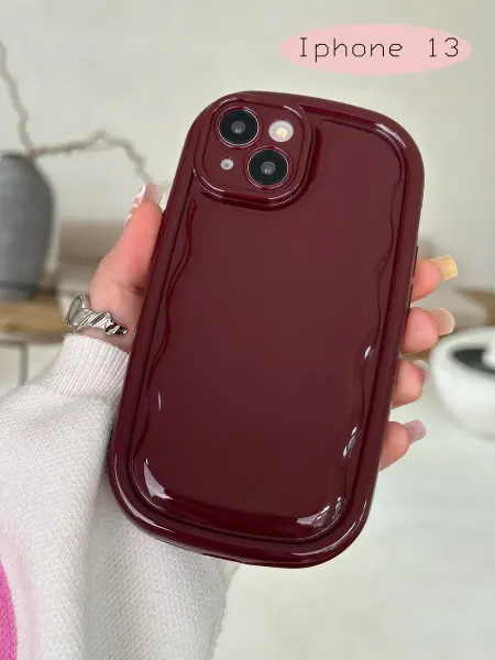 MSBH Чехол красный на Iphone 13 объемный