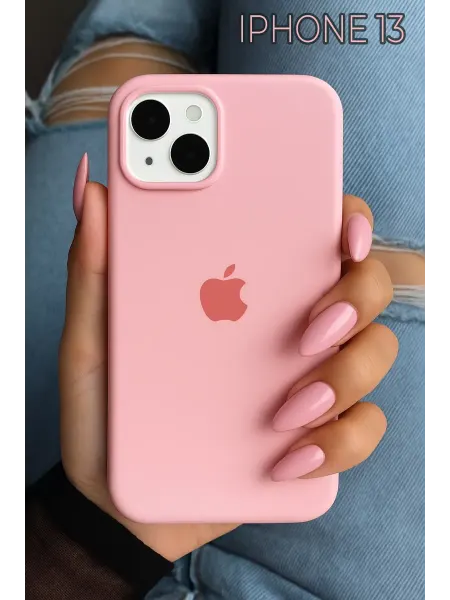 Телефонов мобильные аксессуары Чехол на iPhone 13 силиконовый противоударный