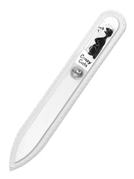BOHEMIA Czech Nail Files Пилка для ногтей стеклянная двухсторонняя 135мм