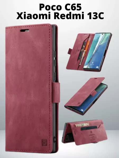 AksPhone Чехол на Xiaomi Redmi 13C книжка Poco C65