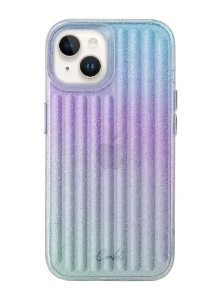UNIQ Чехол на iPhone 14 COEHL Linear с блестками
