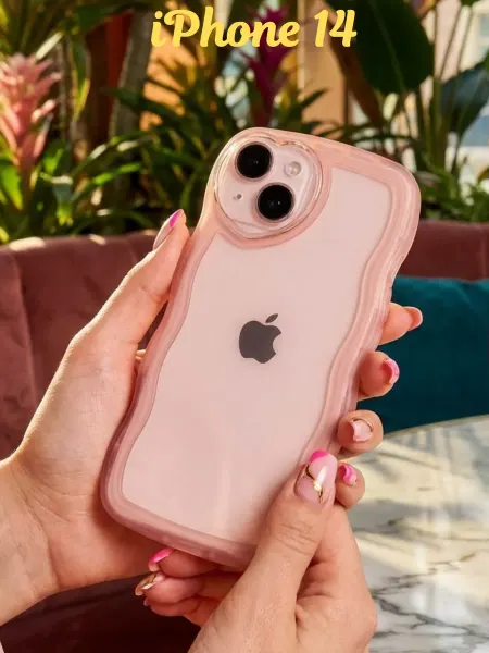 DropCase Чехол на Iphone 14, волнистый, объемный
