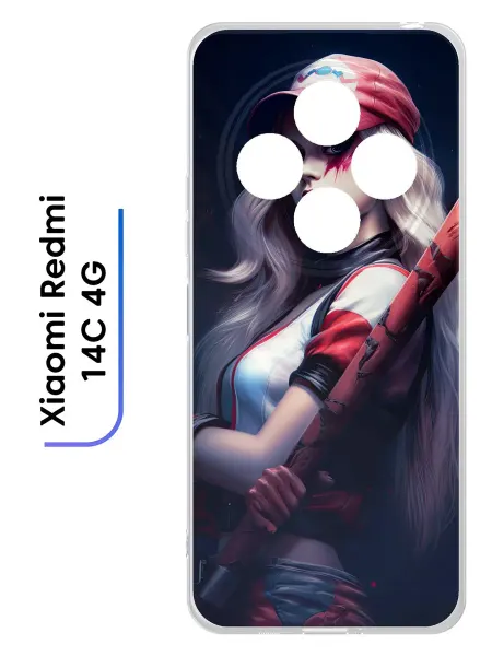 Mobi711 Красивый чехол на Xiaomi Redmi 14C 4G