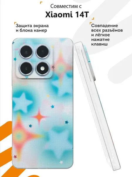 Мобилиус Чехол на Xiaomi 14T с принтом y2k
