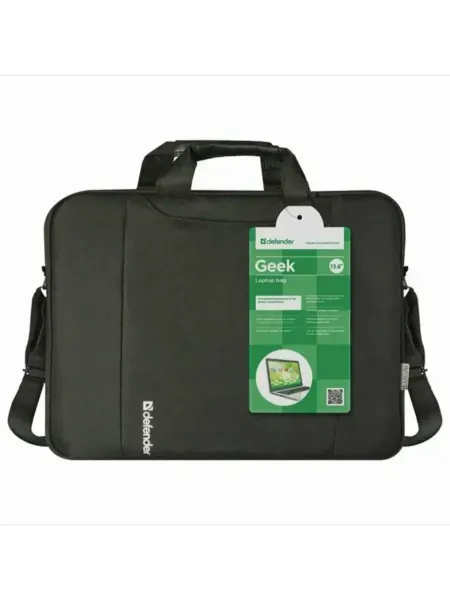 DEFENDER Сумка для ноутбука Geek 15.6" полиэстер, Черный