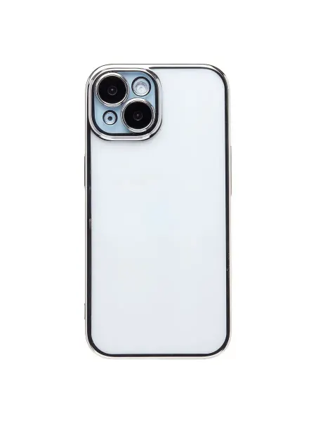 Акмис Чехол-накладка для Apple iPhone 15 (серебяный) - PC073 с за