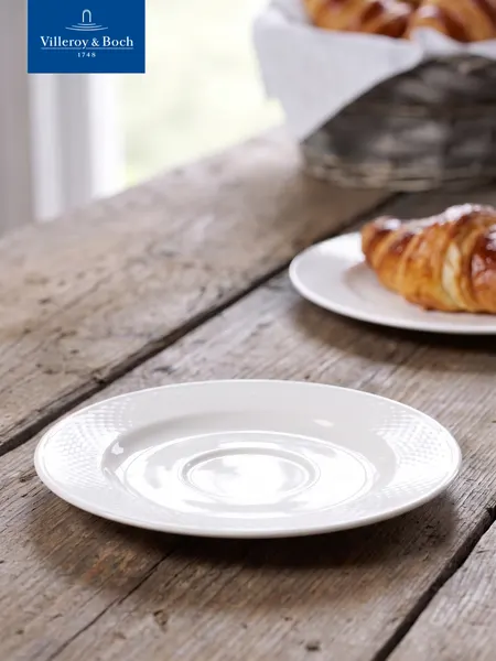 Блюдце для чайной и кофейной чашек 15 см, Easy White, Villeroy & Boch, Премиум-Фарфор