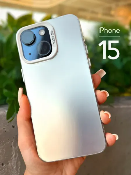 TassyMobil Противоударный чехол на iPhone 15 с защитой камеры