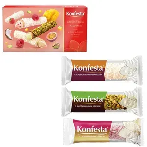 Конфеты глазированные KONFESTA Ассорти вкусов с манго, малиной, фисташкой 150 г (624527)