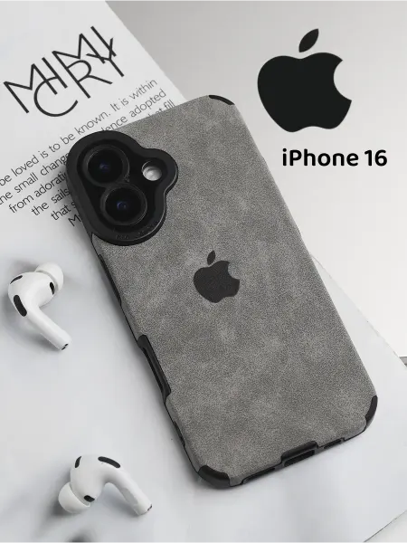 Persica Чехол на iPhone 16 замшевый